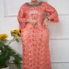 A shape Embroidered dresses
